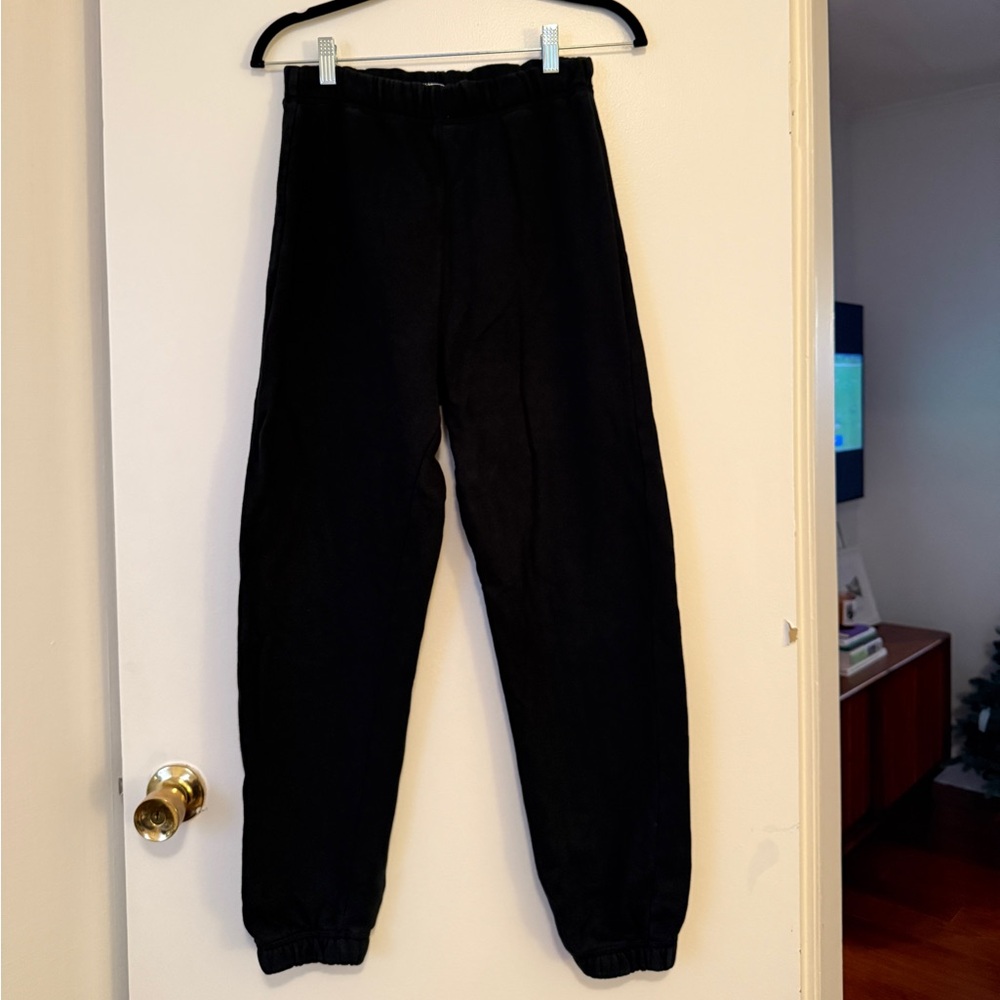 Reformation Black Jogger sweat Pants